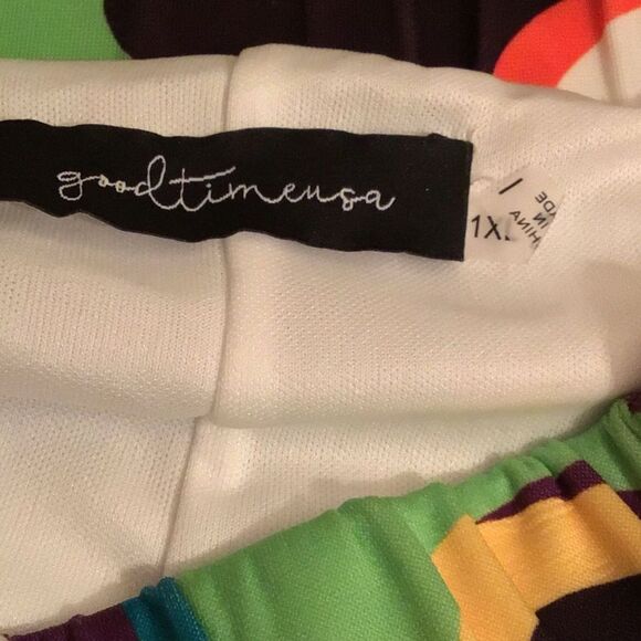 Good Time USA Colorful Floral Women's Skorts - Picture 4 of 5